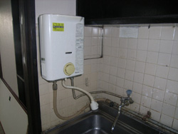 給湯器交換 施工前